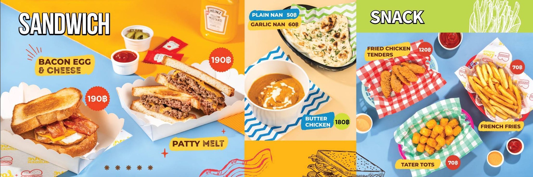 Neighborhood Burger menu 2