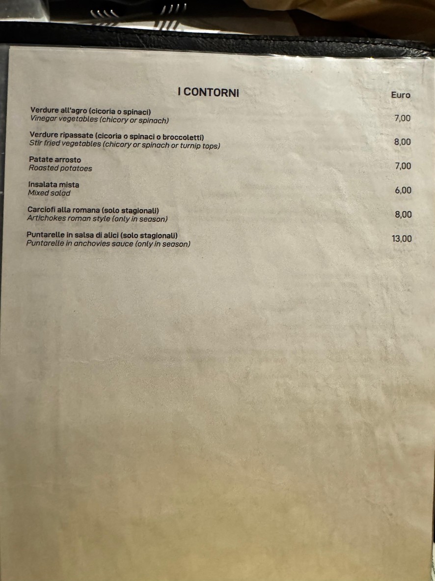 Il Chianti Osteria Toscana dal 1960 menu 5