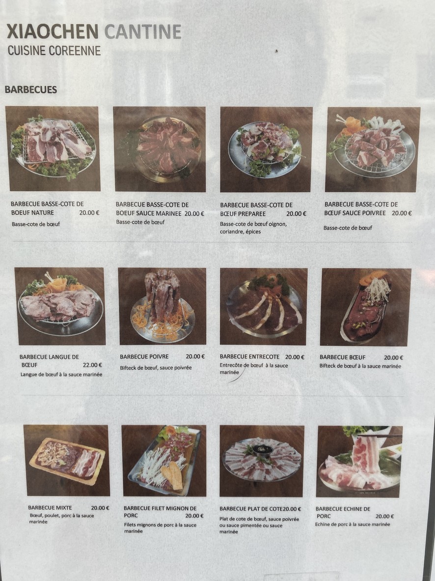 Xiaochen Cantine menu 4