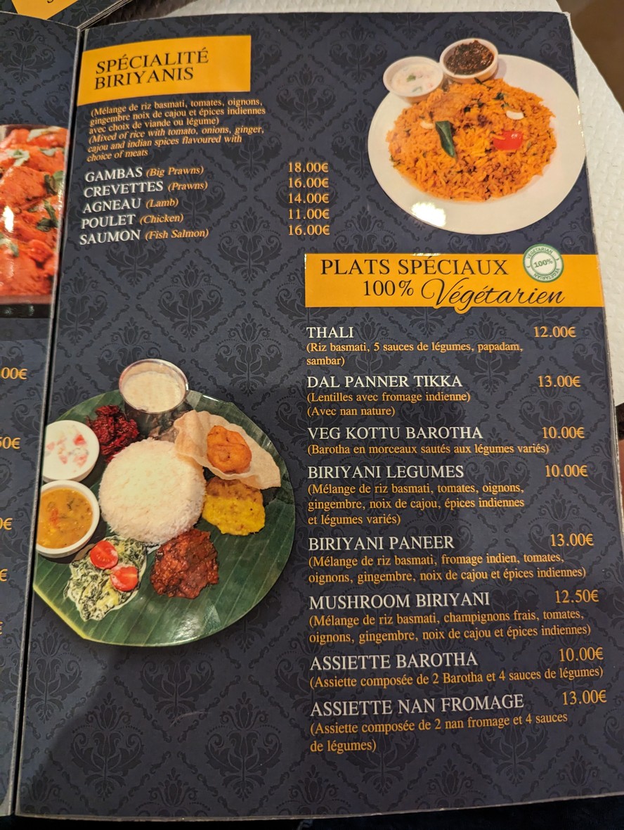 Dishny menu 2