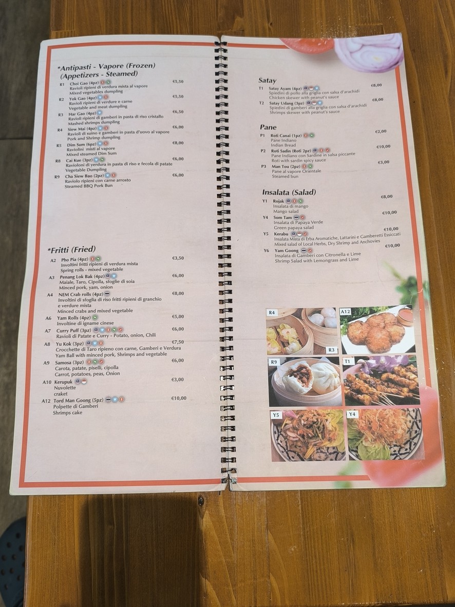 Thai Inn menu 1