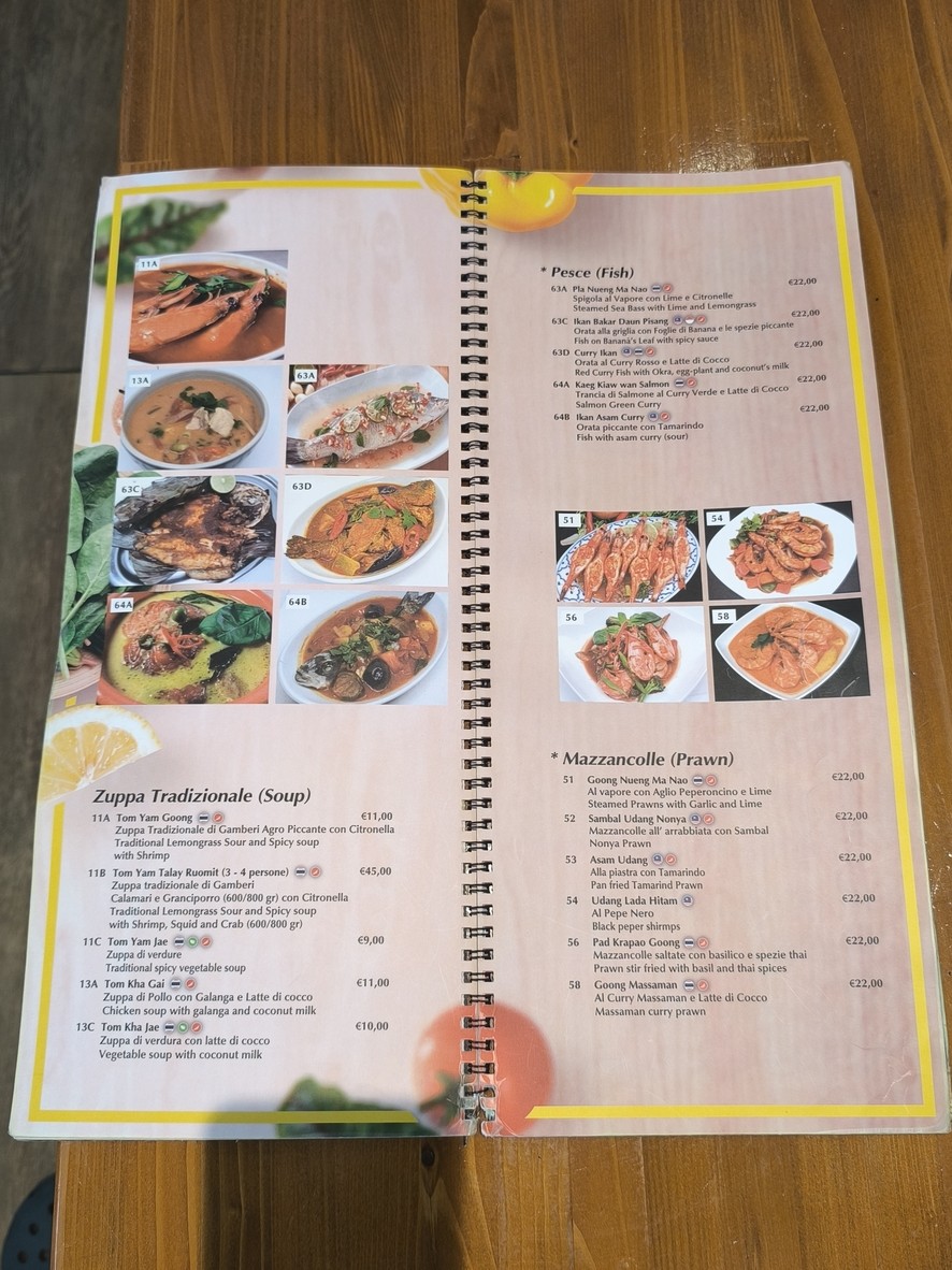 Thai Inn menu 2