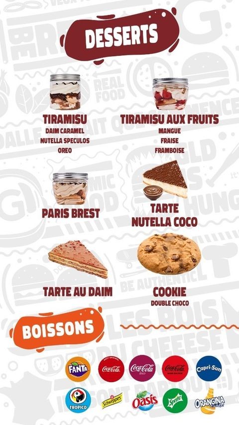 G La Dalle menu 7