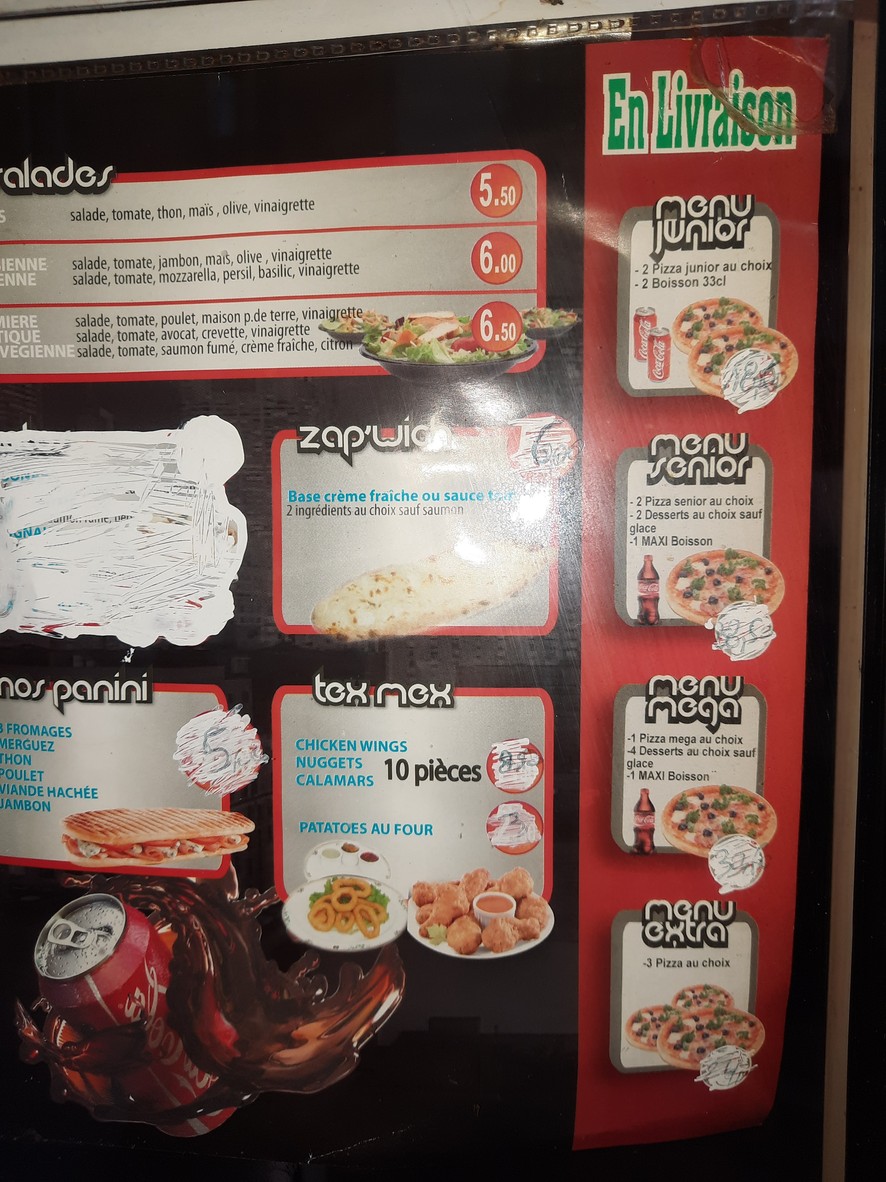 Speed Pizza menu 2