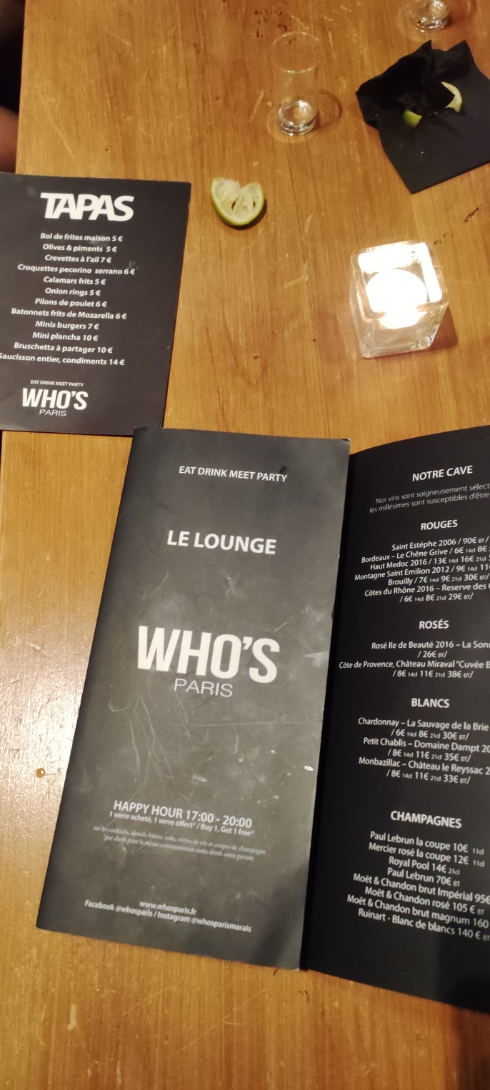 Who's menu 1