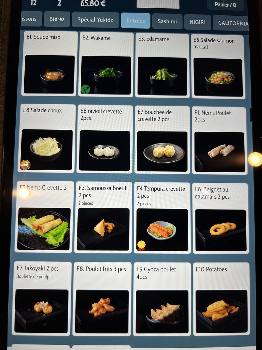 Yukido Restaurante Japonés, Clamart menu 3