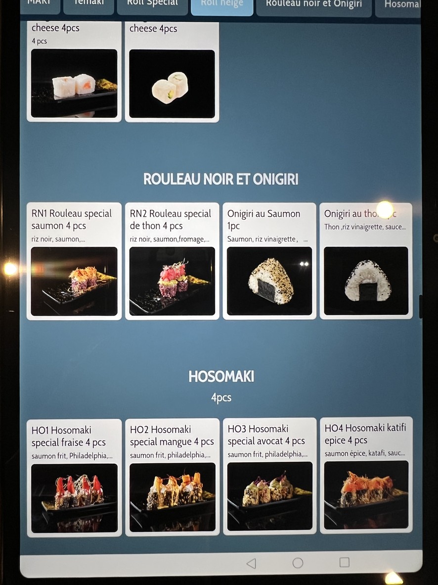 Yukido Restaurante Japonés, Clamart menu 7