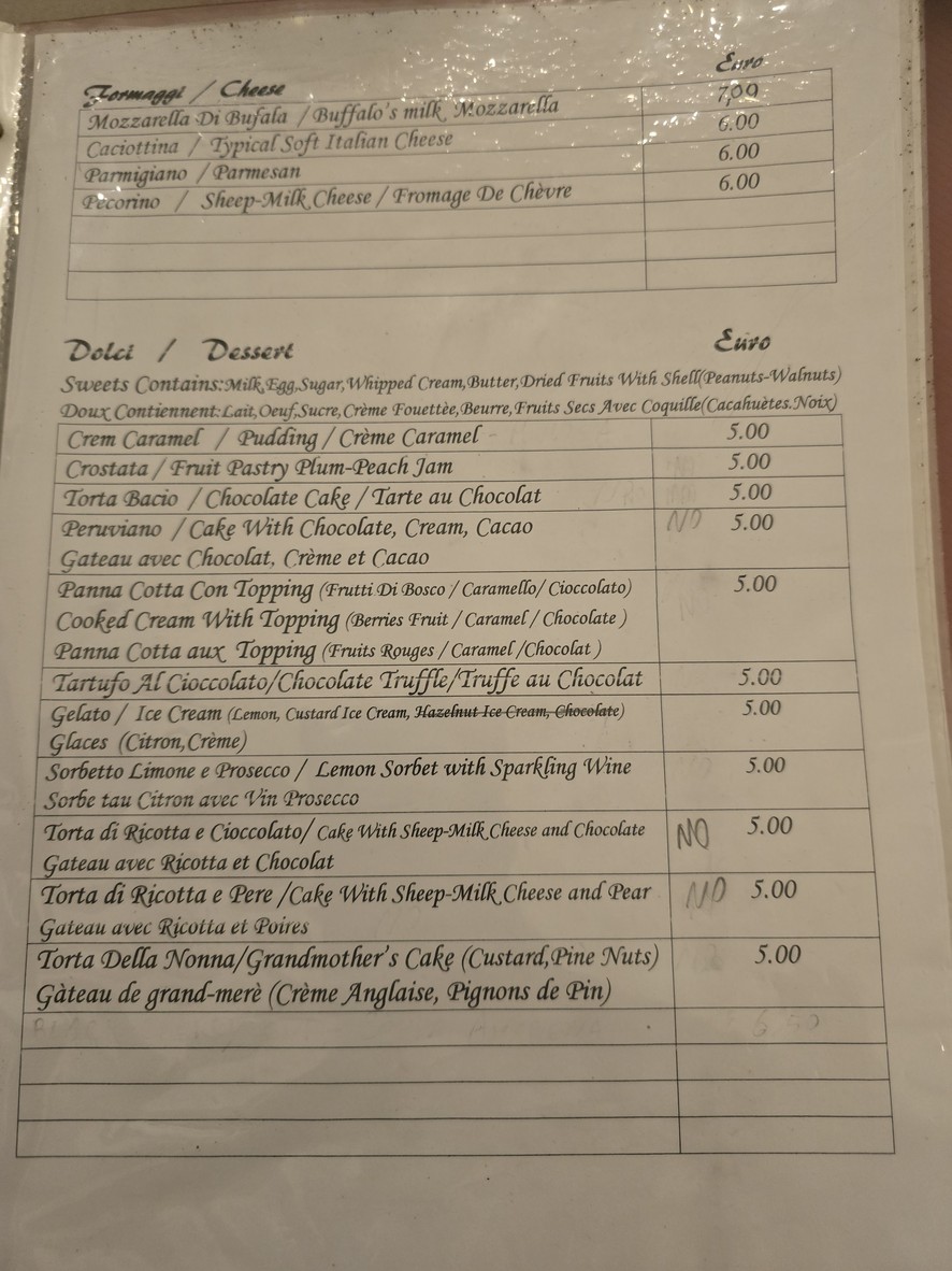 Da Emilio menu 3