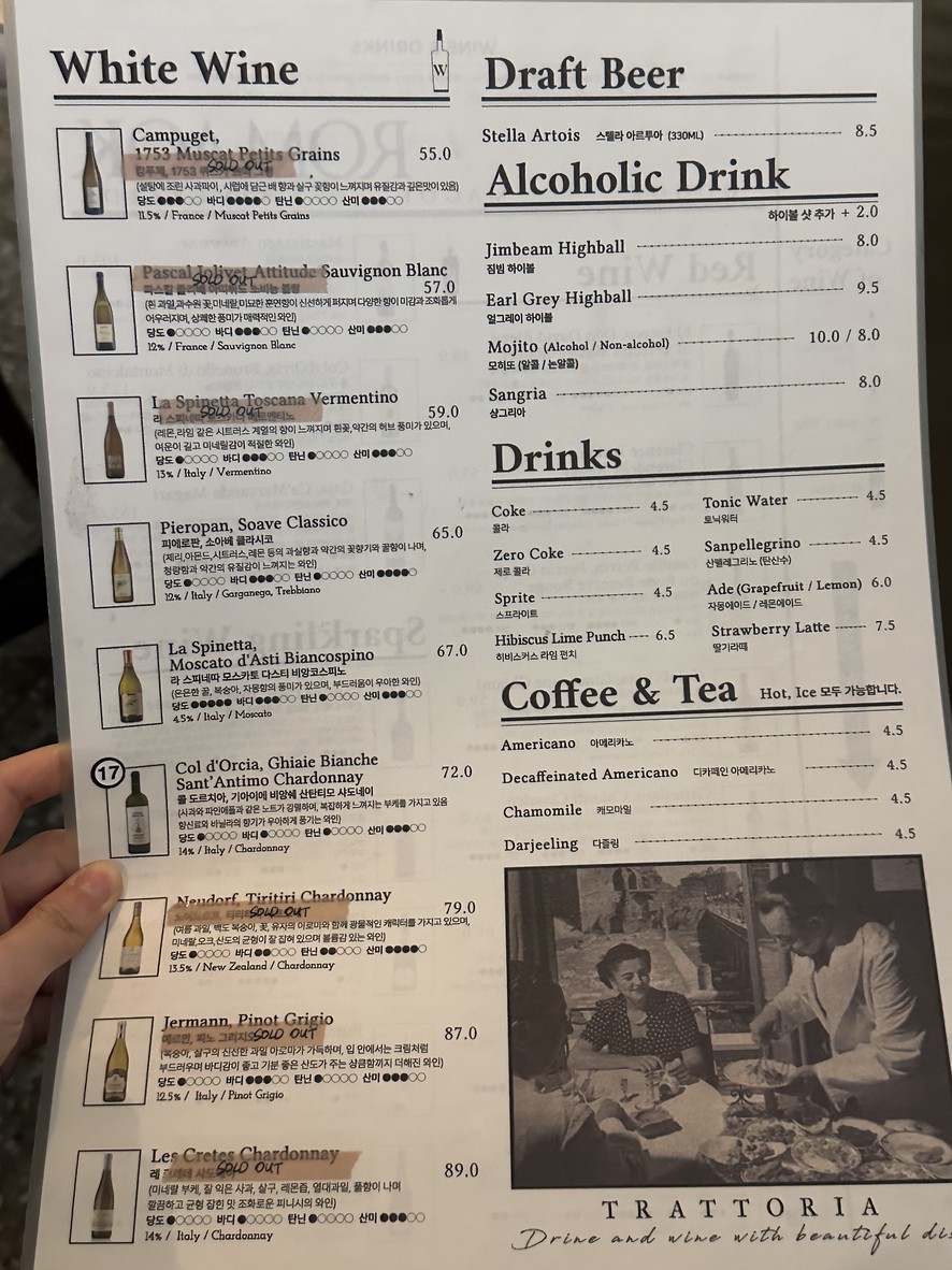 Romaok menu 3