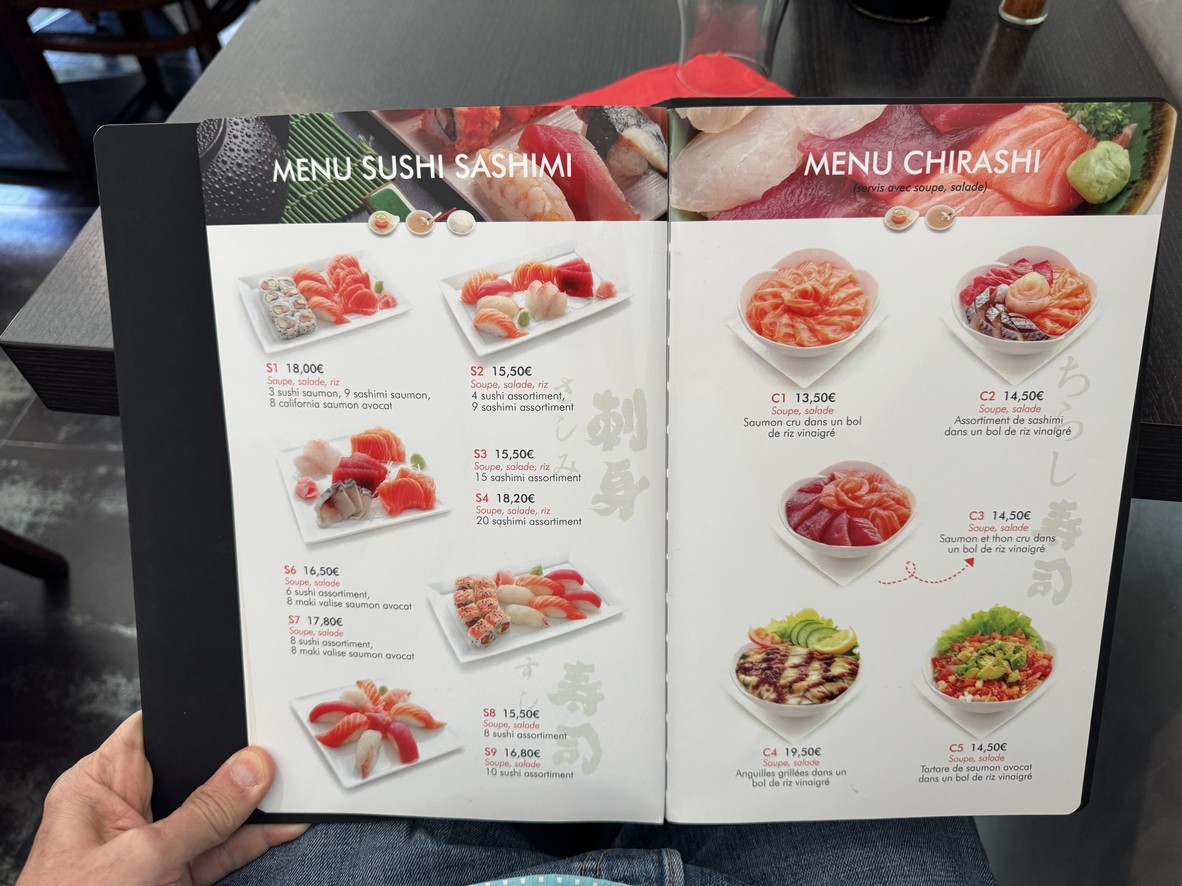 Dream Sushi Boulogne menu 2