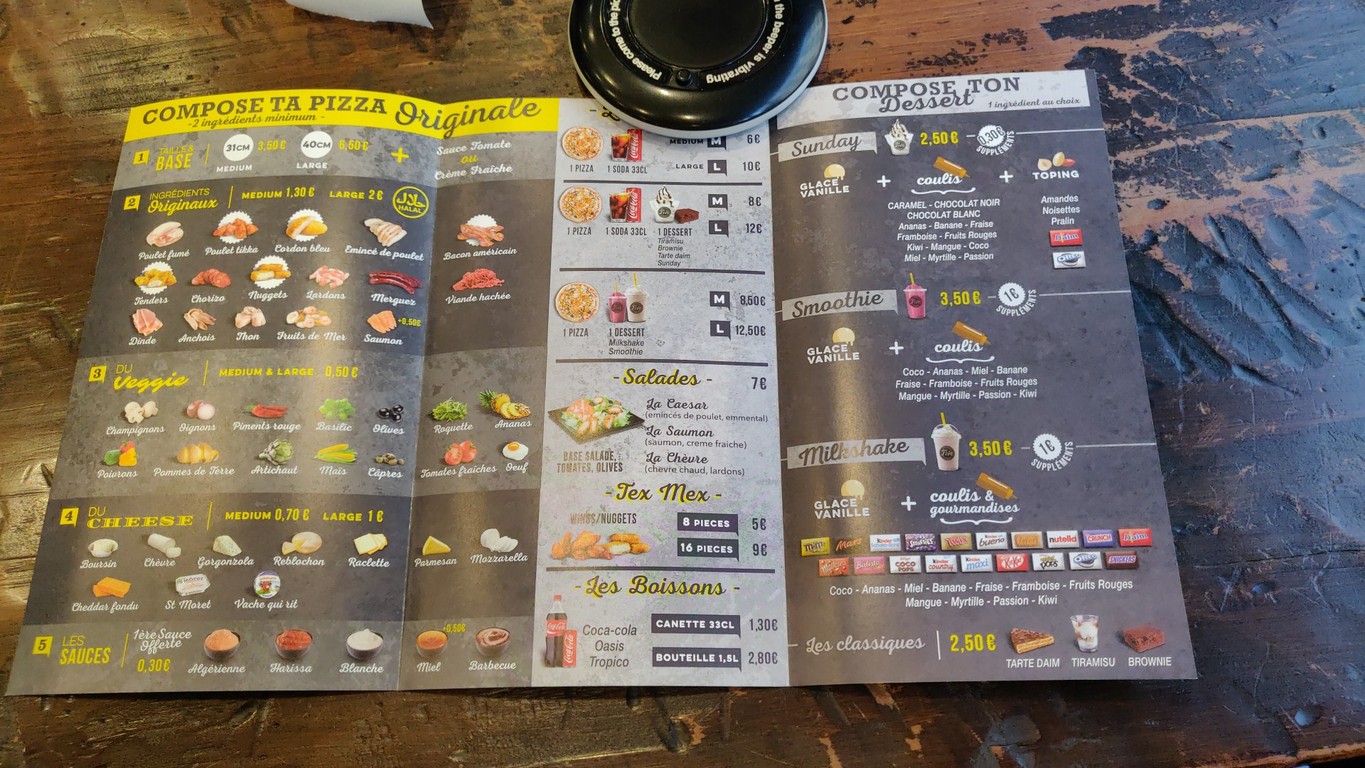 Five Pizza Original - Kremlin Bicêtre menu 2
