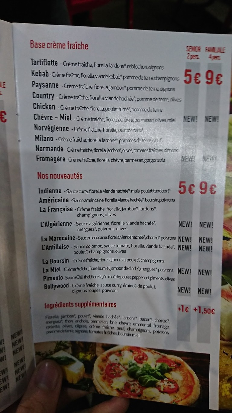 Five Pizza Original - Kremlin Bicêtre menu 4