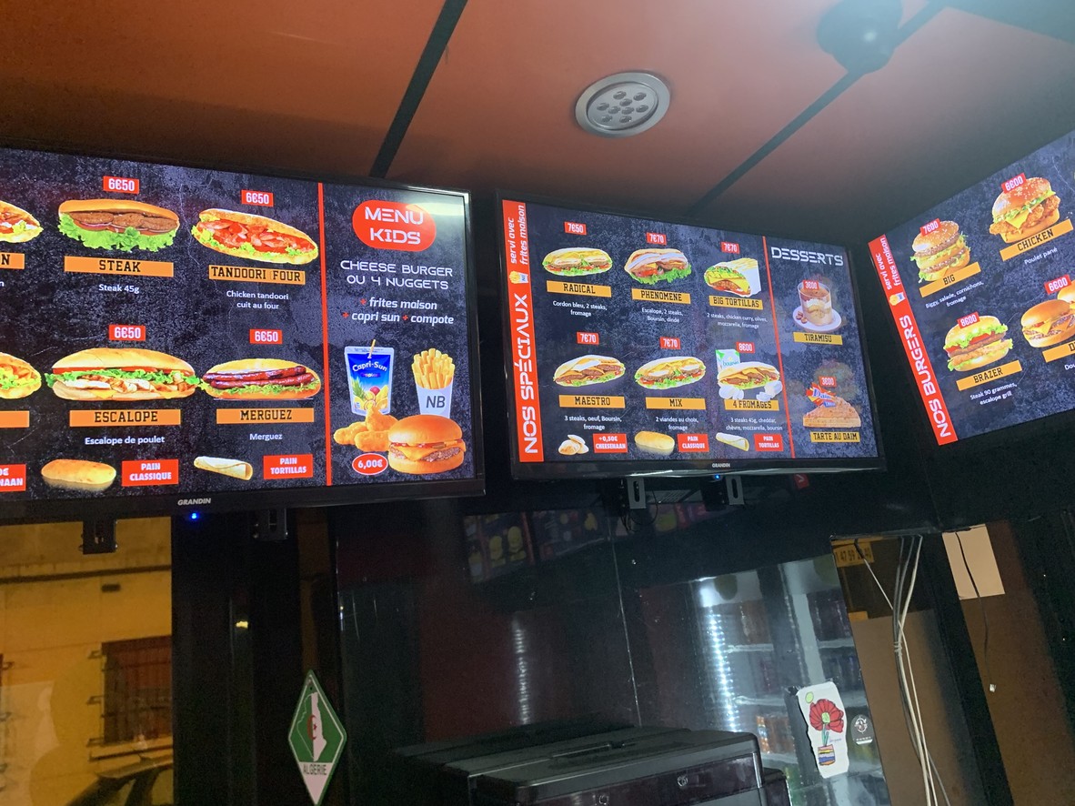 Gourmet Burger menu 6