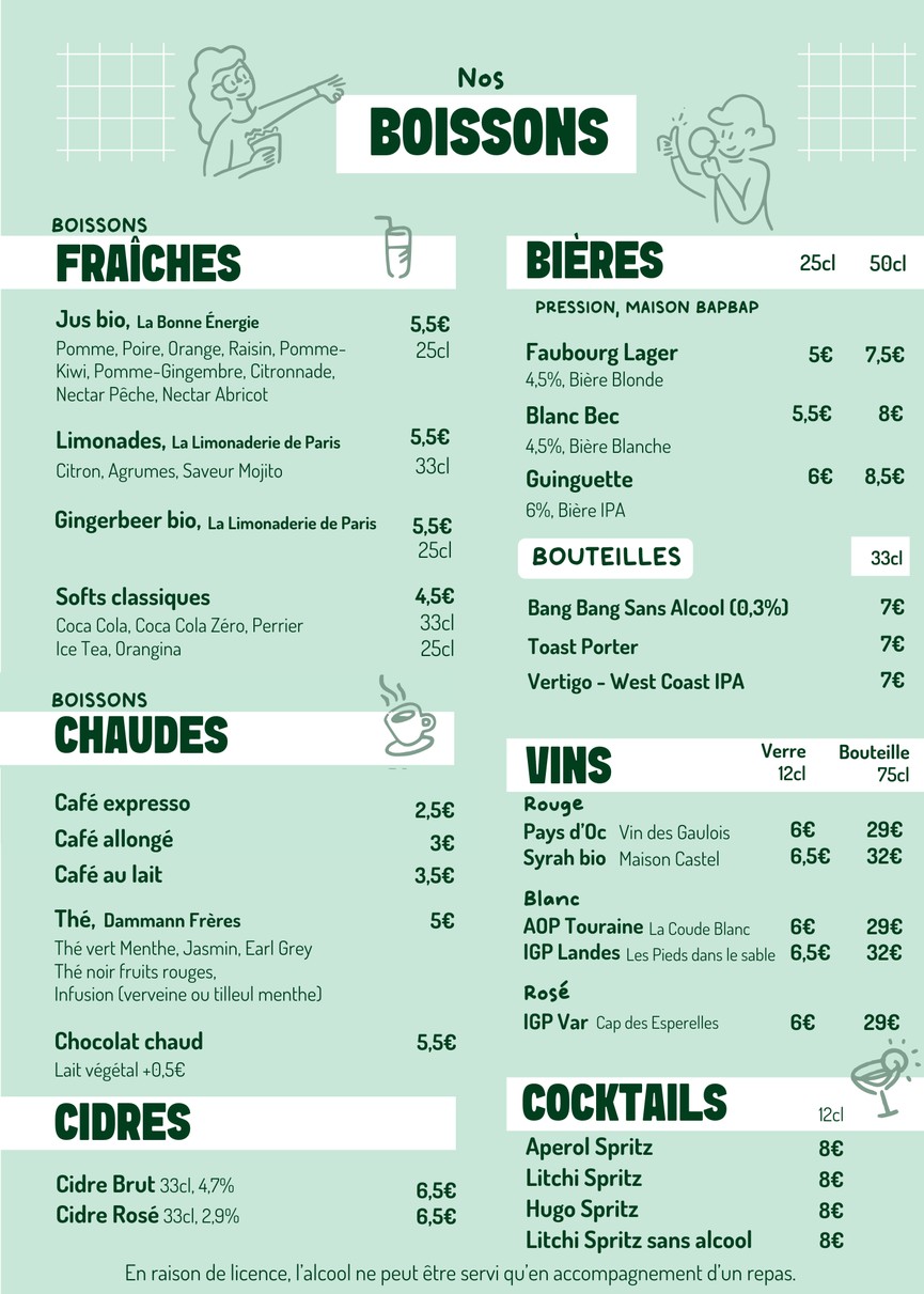 JOVIAL - Bar à jeux et boutique de jeux de société menu 2
