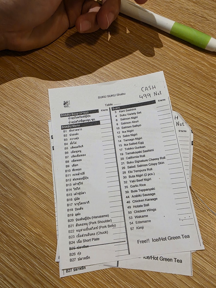 Suku Suku Premium Sushi menu 2