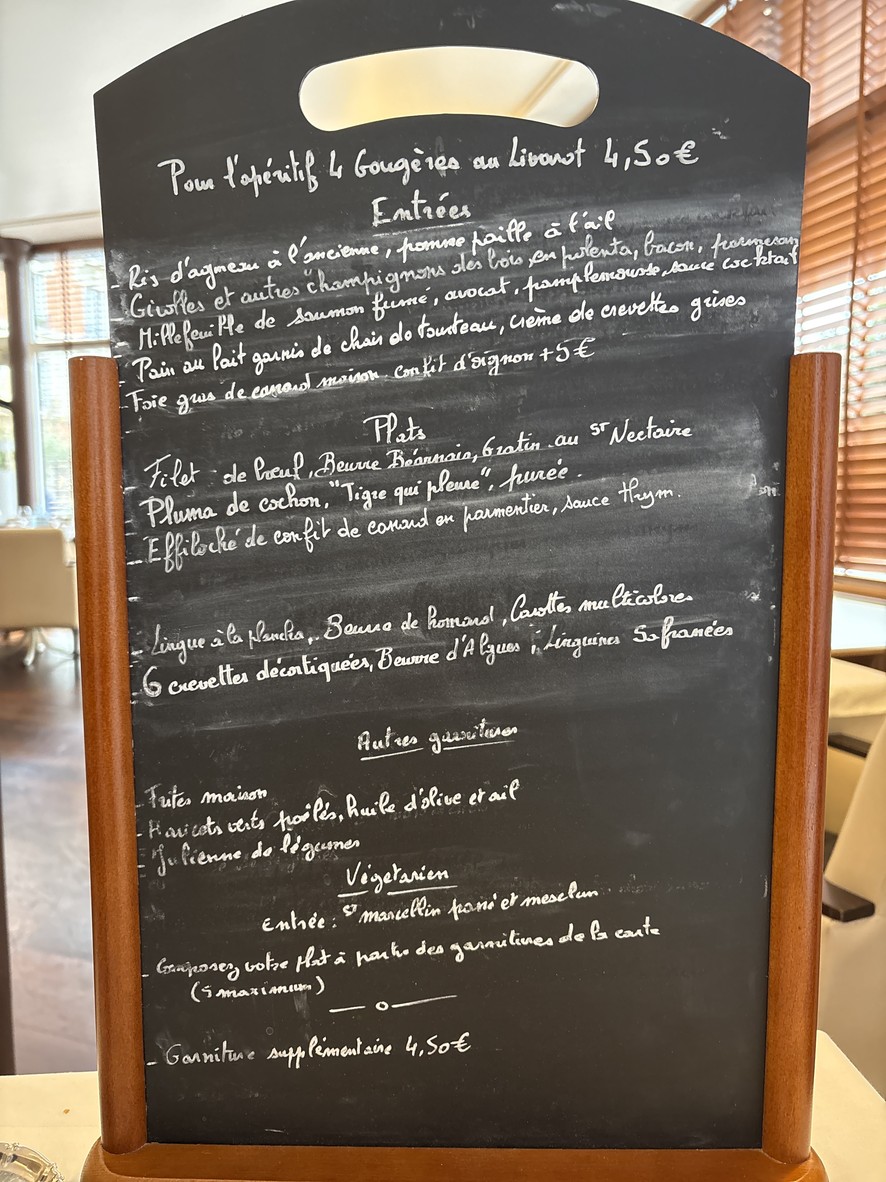 Le Valerianne menu 1