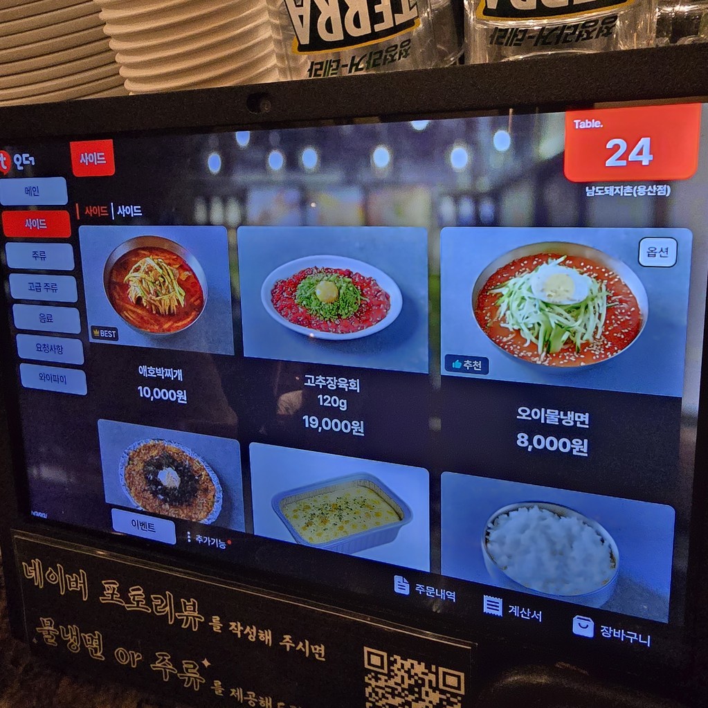 Namdo Dwaejichon menu 2
