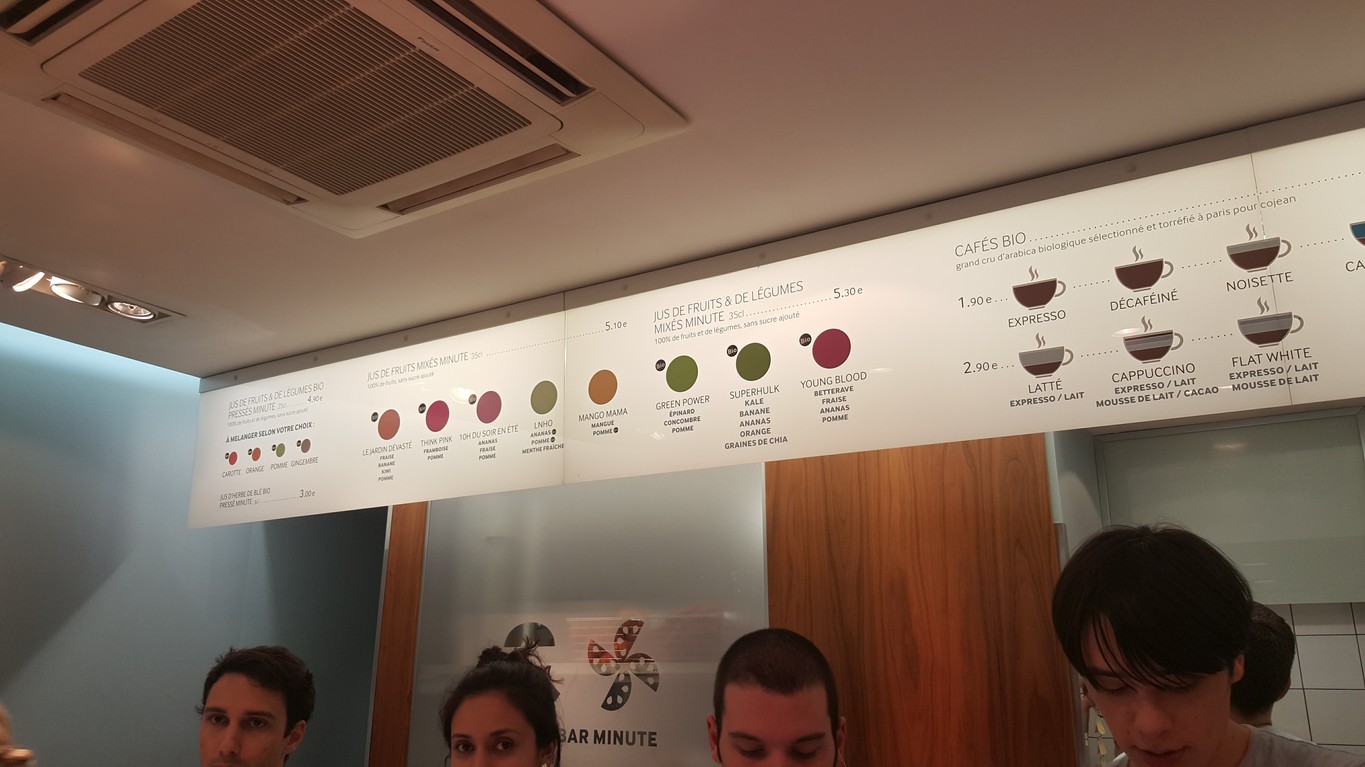 Cojean menu 2