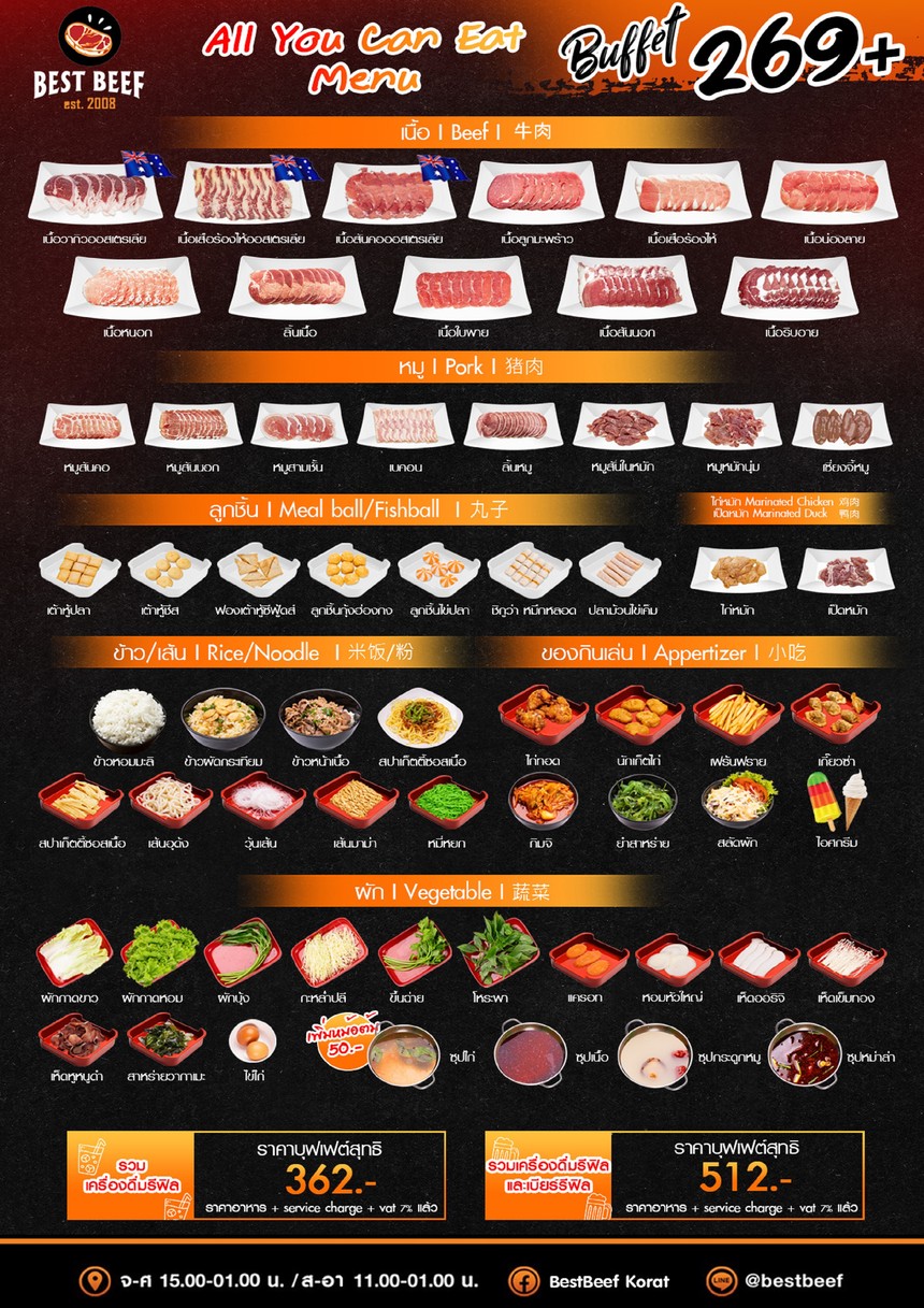 Bèi sī fū Sùkěwòtí 71 diàn menu 3