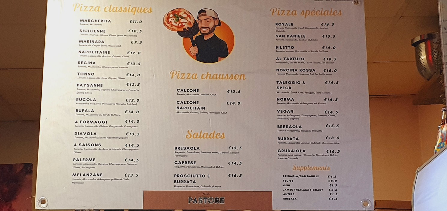 Fratelli Pastore "Da Soni" menu 1