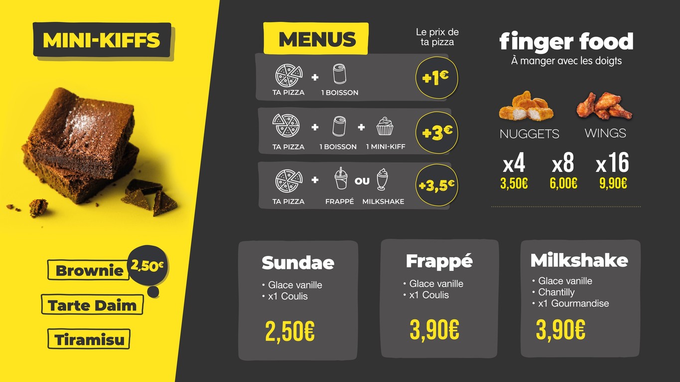 Five Pizza Original - Asnières Sur Seine menu 5