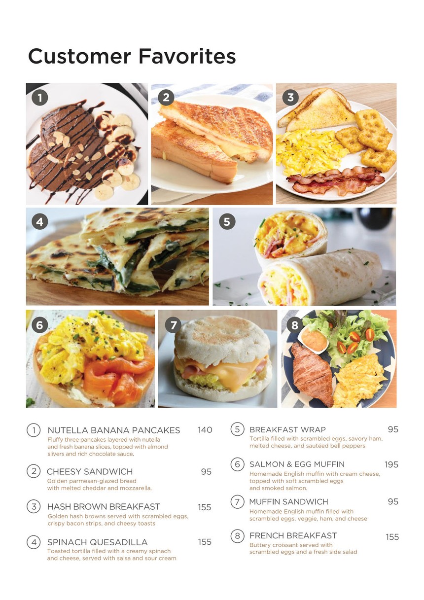 Snooze Coffee House menu 2