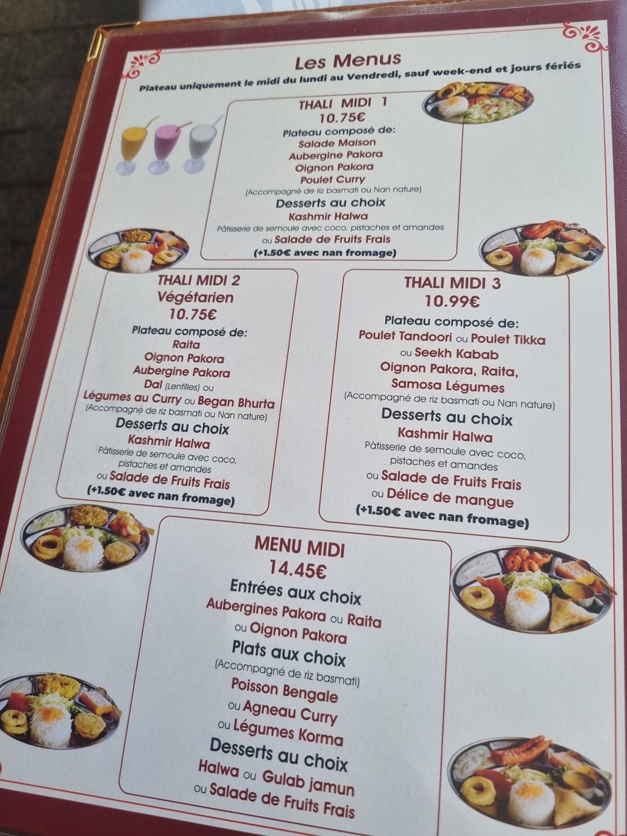 Kashmir Cafe menu 3