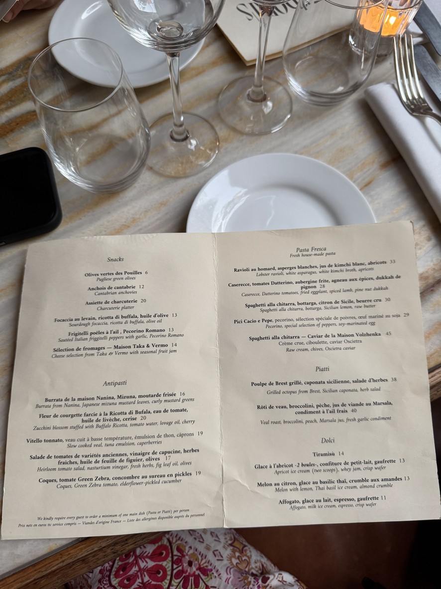 Carboni's menu 2
