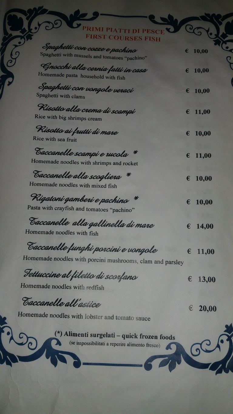 Hostaria Pizzeria Da Baffo e Figli menu 4