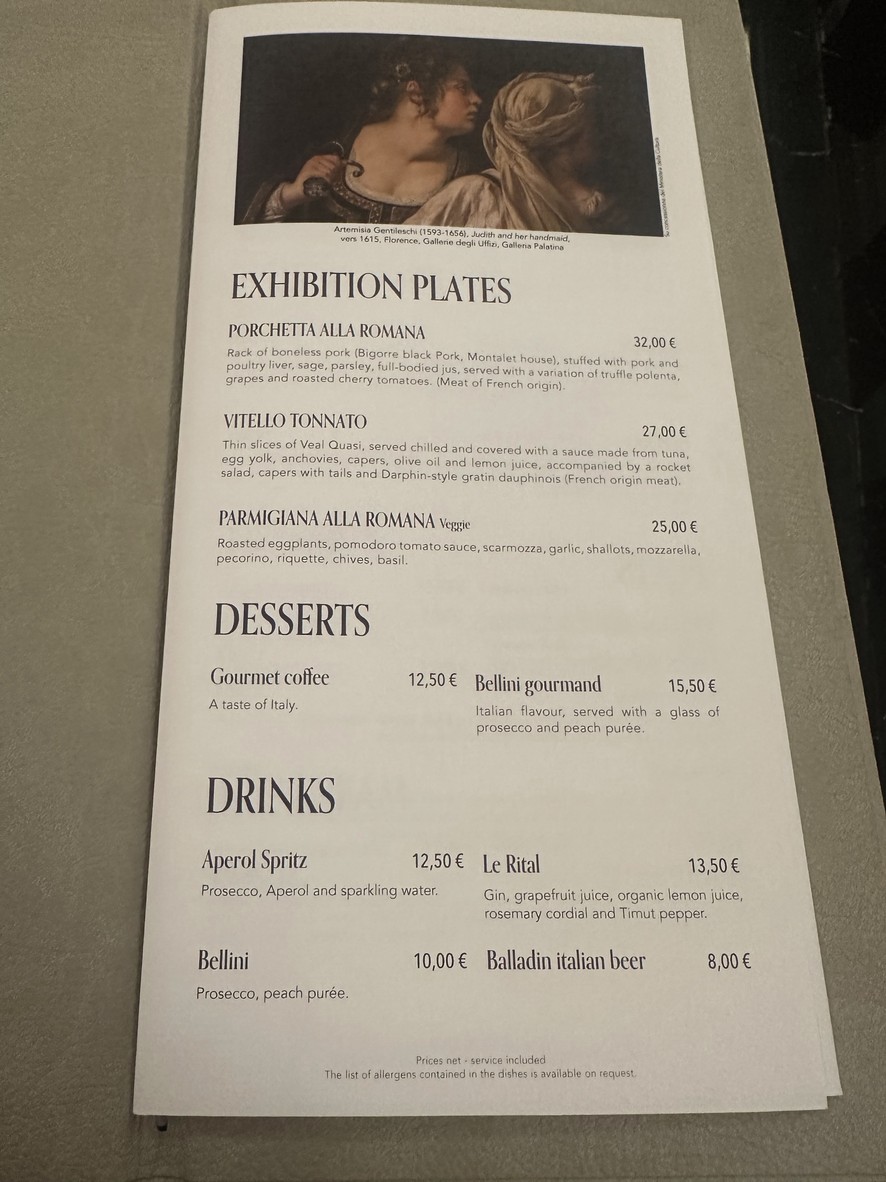 Le Nélie menu 3