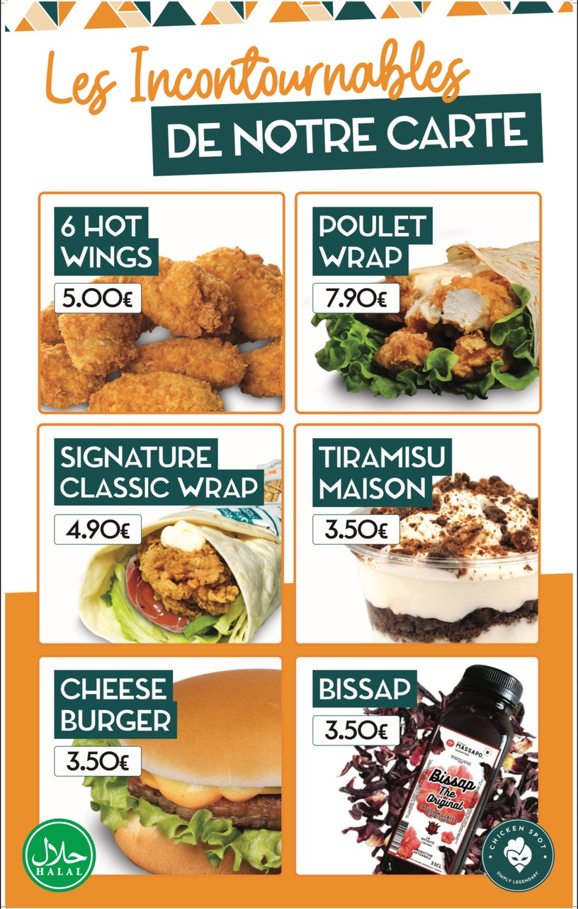 Chicken Spot Okabé menu 1