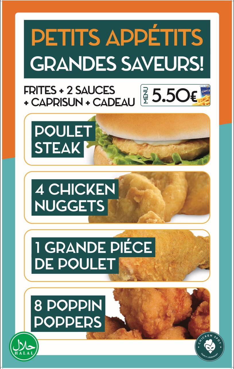 Chicken Spot Okabé menu 2