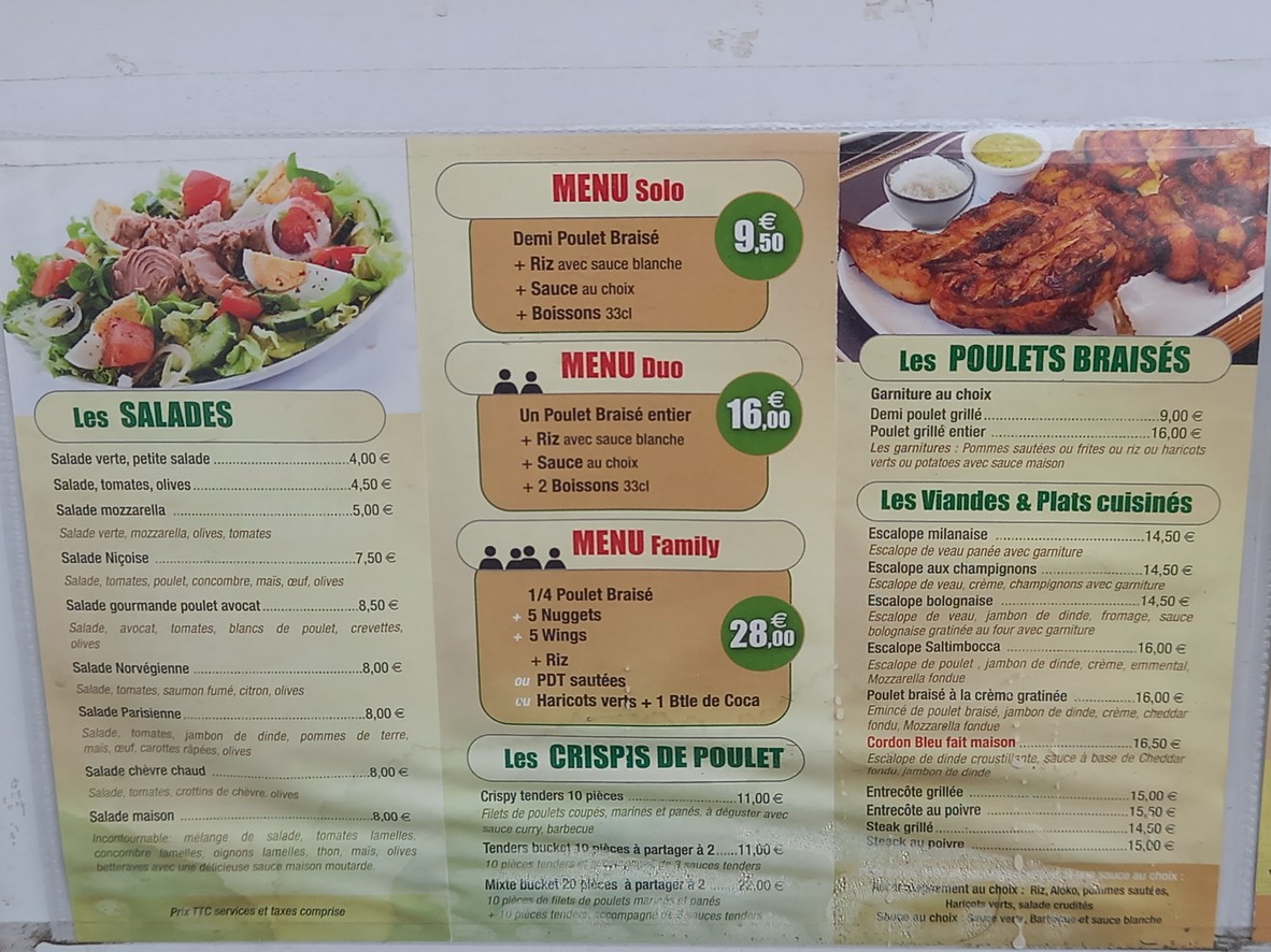 Super Pizza menu 1