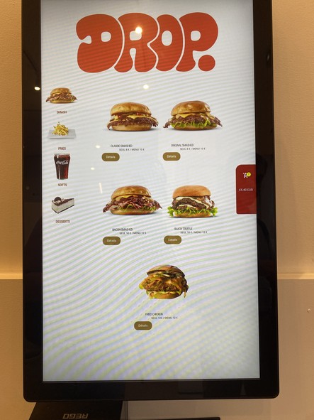 Drop burger