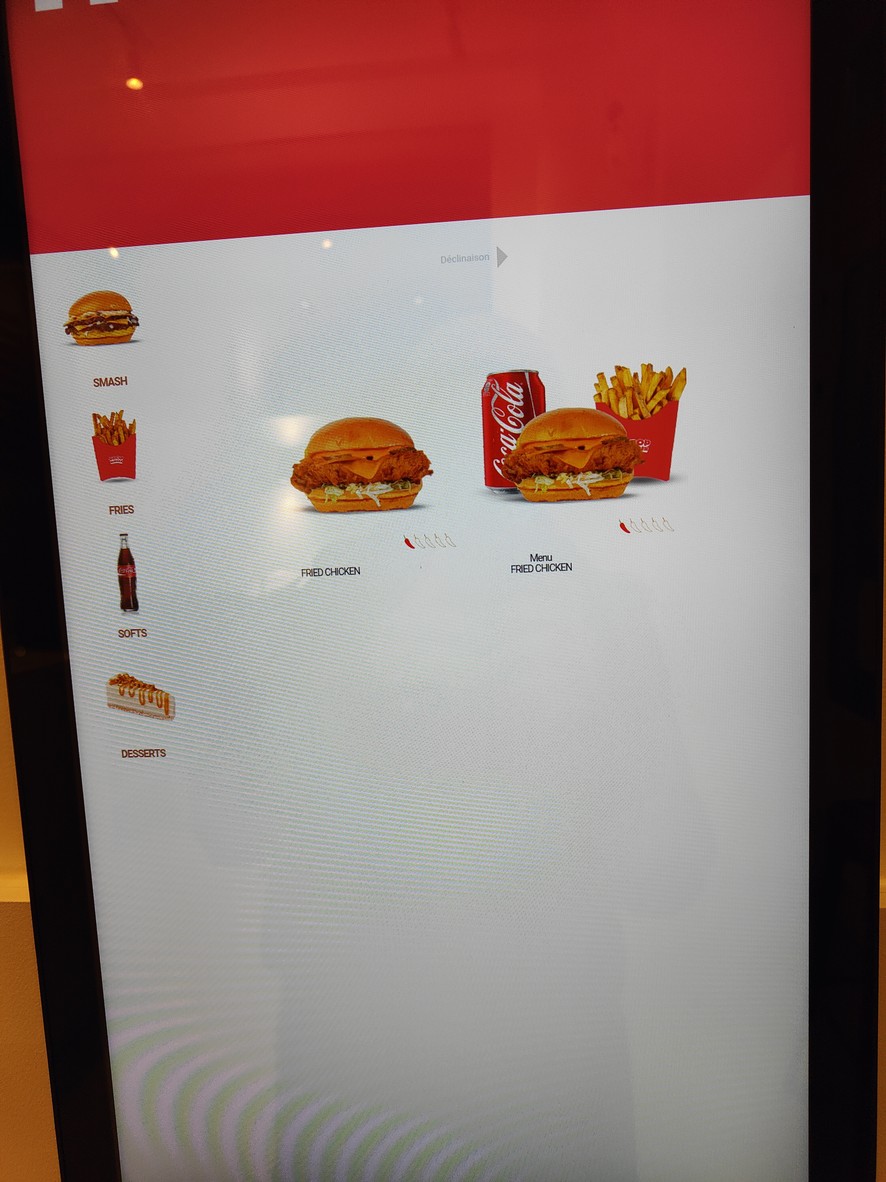 Drop burger menu 3