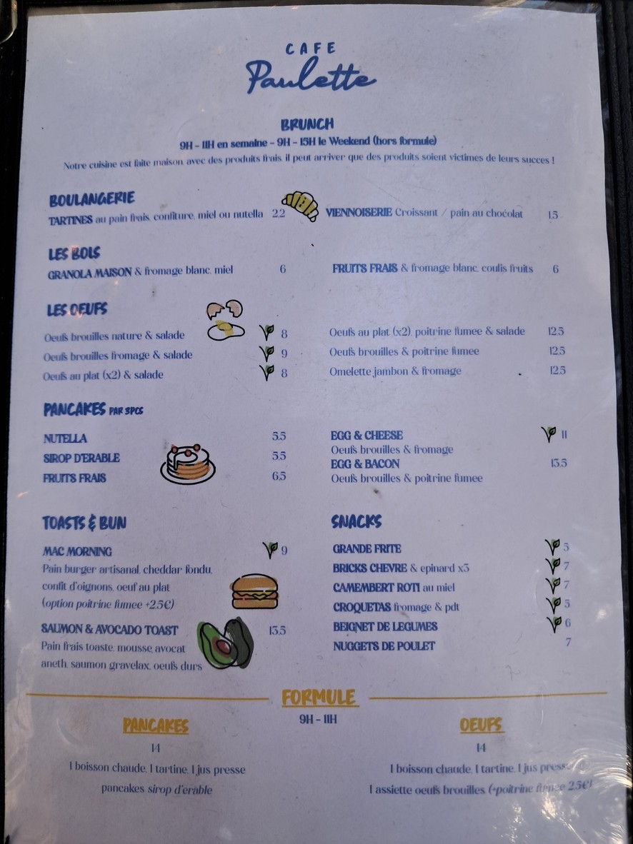Café Paulette brasserie menu 3