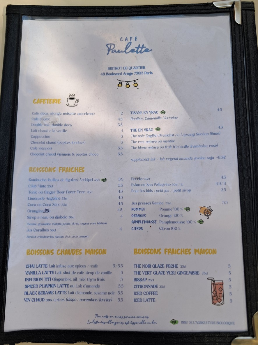 Café Paulette brasserie menu 4