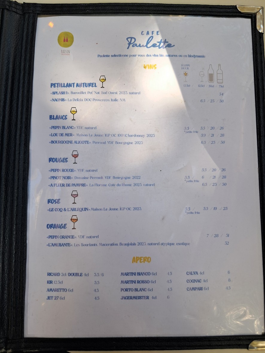 Café Paulette brasserie menu 7