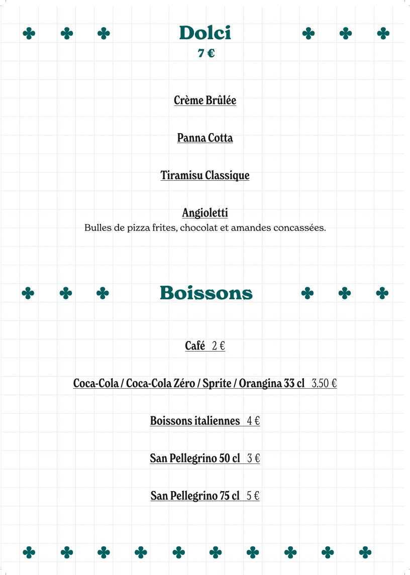 Fior di Latte Pizzeria menu 4
