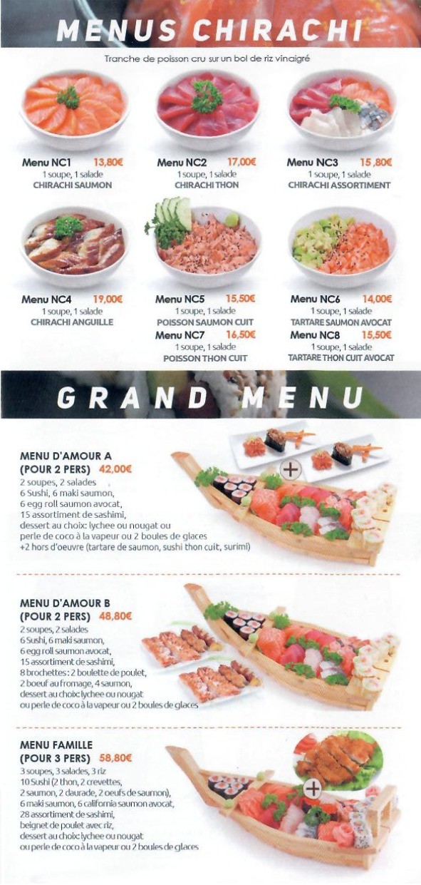Yoki Sushi menu 4