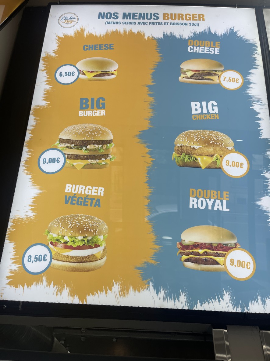 Chicken Story menu 2