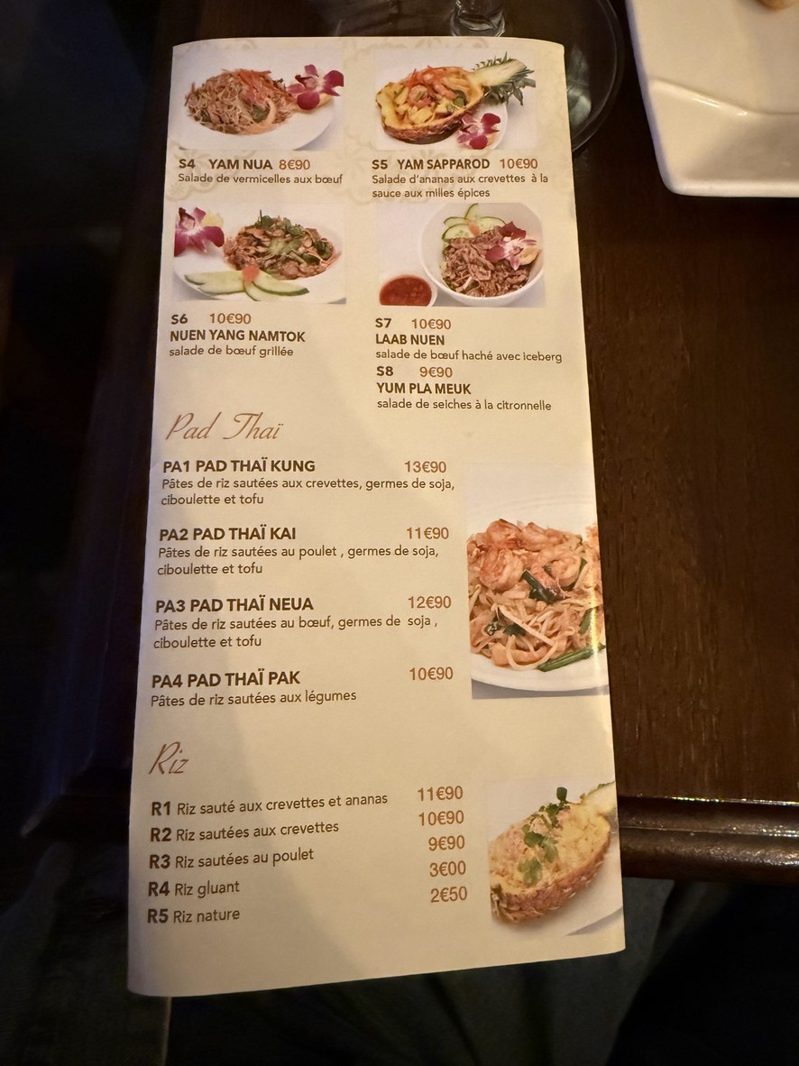 coco times restaurant thaïs menu 2