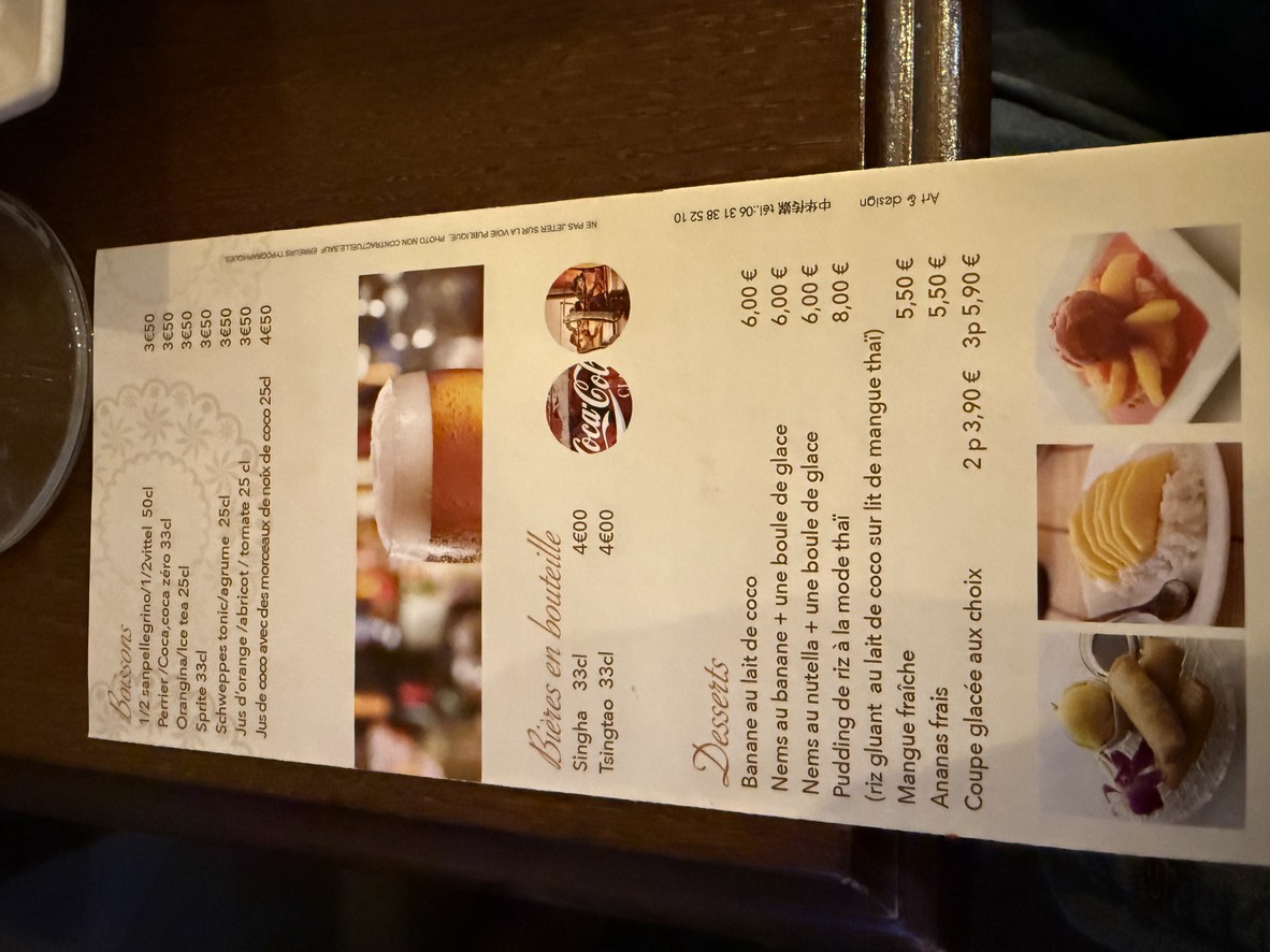 coco times restaurant thaïs menu 4