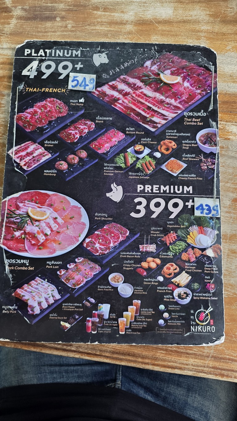 Niku Ro Japanese Charcoal Grill menu 2
