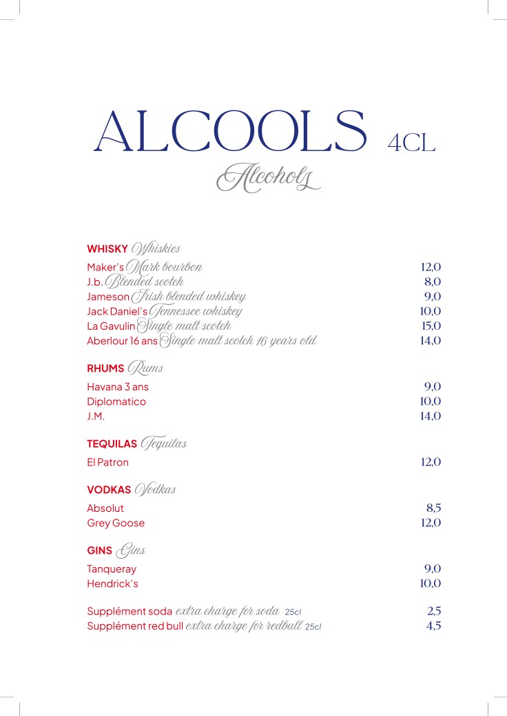 El New York menu 9