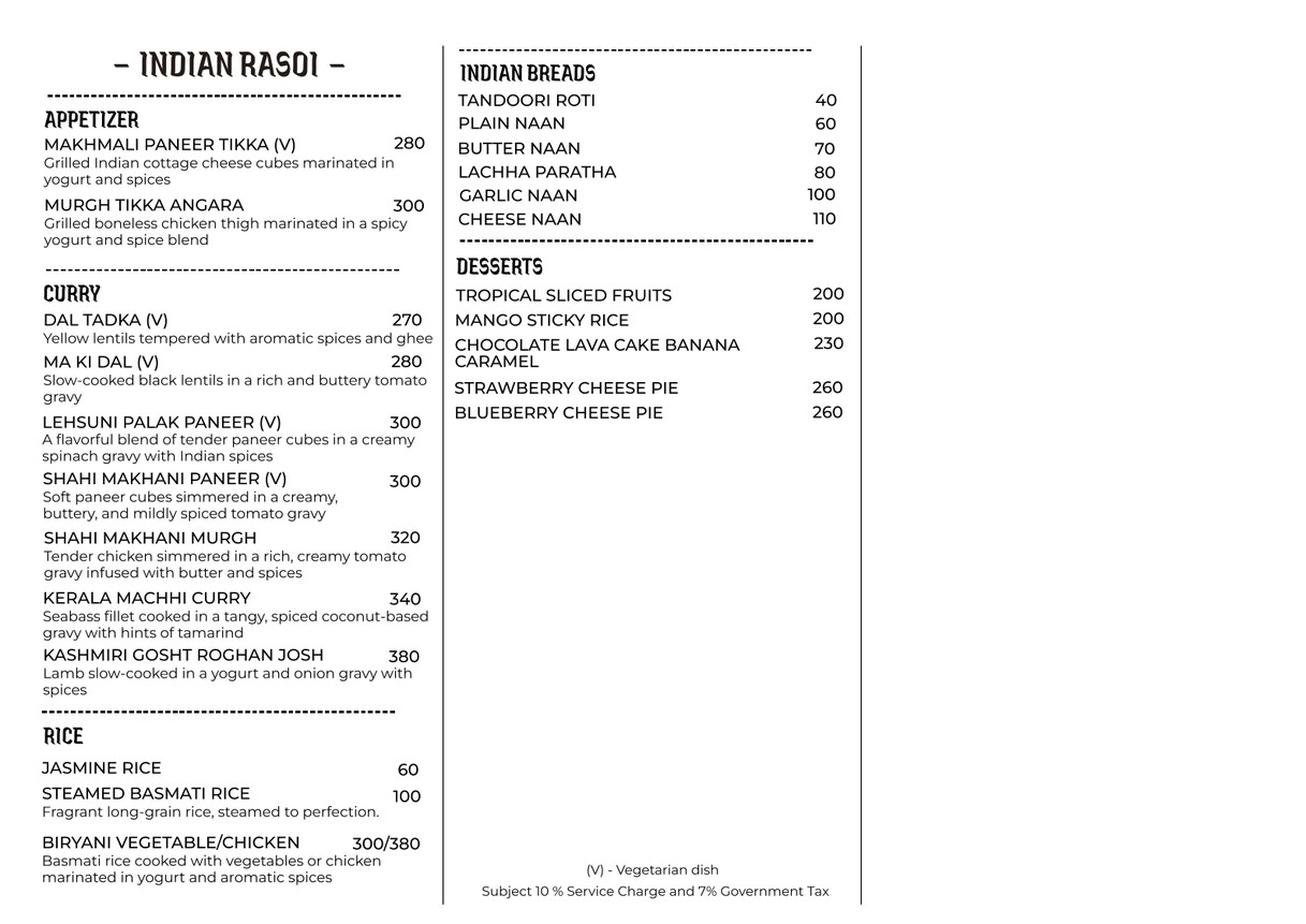 1947 Kitchen menu 2