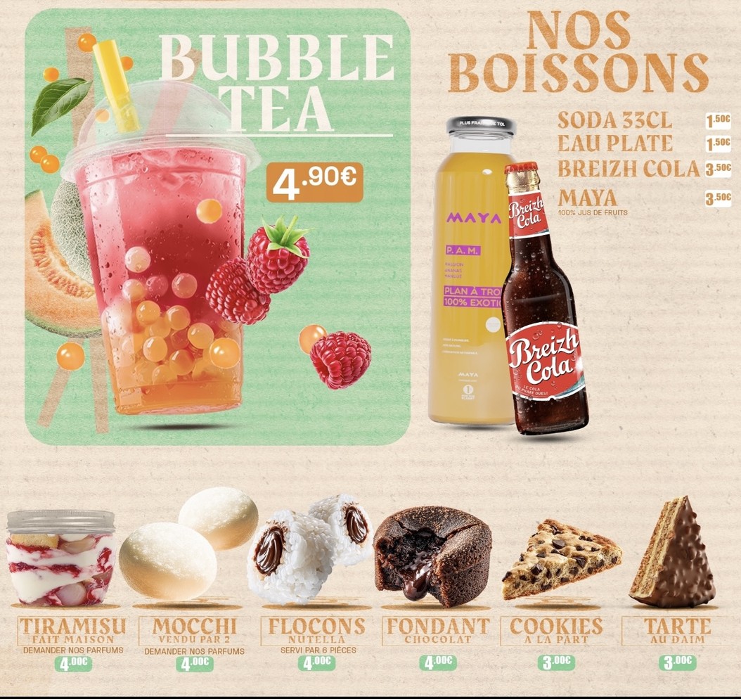 MAYABI menu 4
