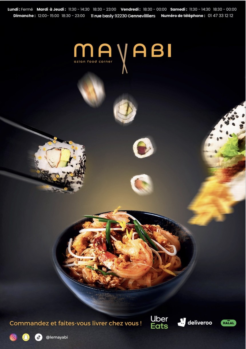 MAYABI menu 5