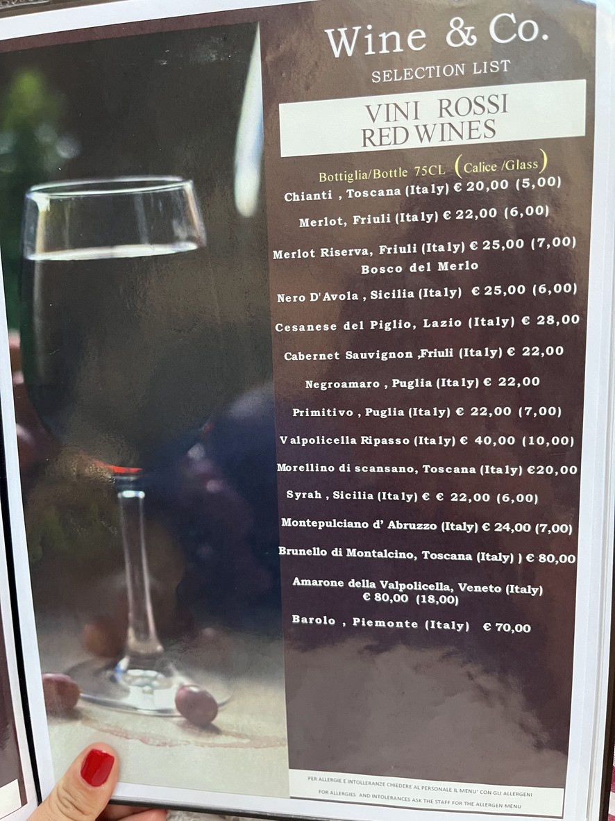 Achille Al Pantheon di Habana menu 5