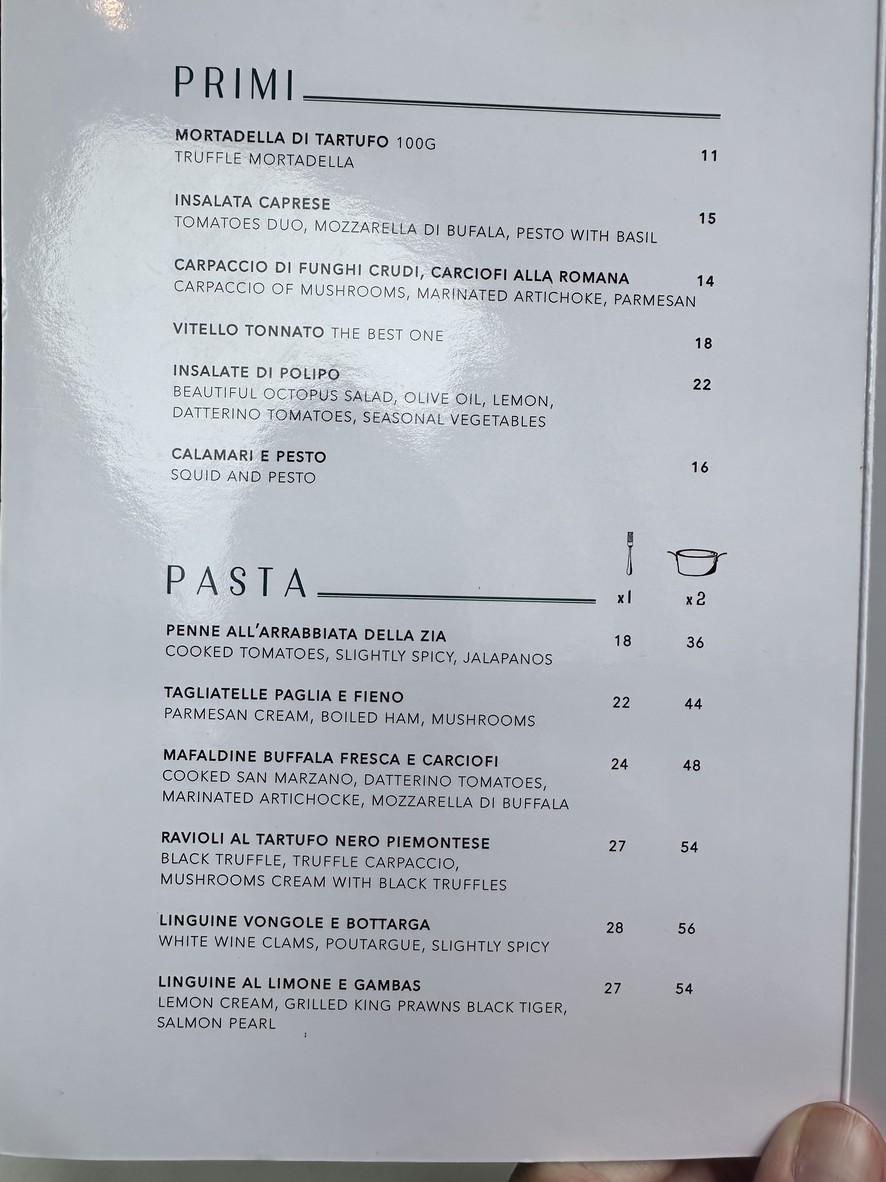 Restaurante Chez Bartolo menu 1